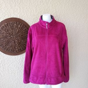 Mountain hardware fuzzy sweater full zip